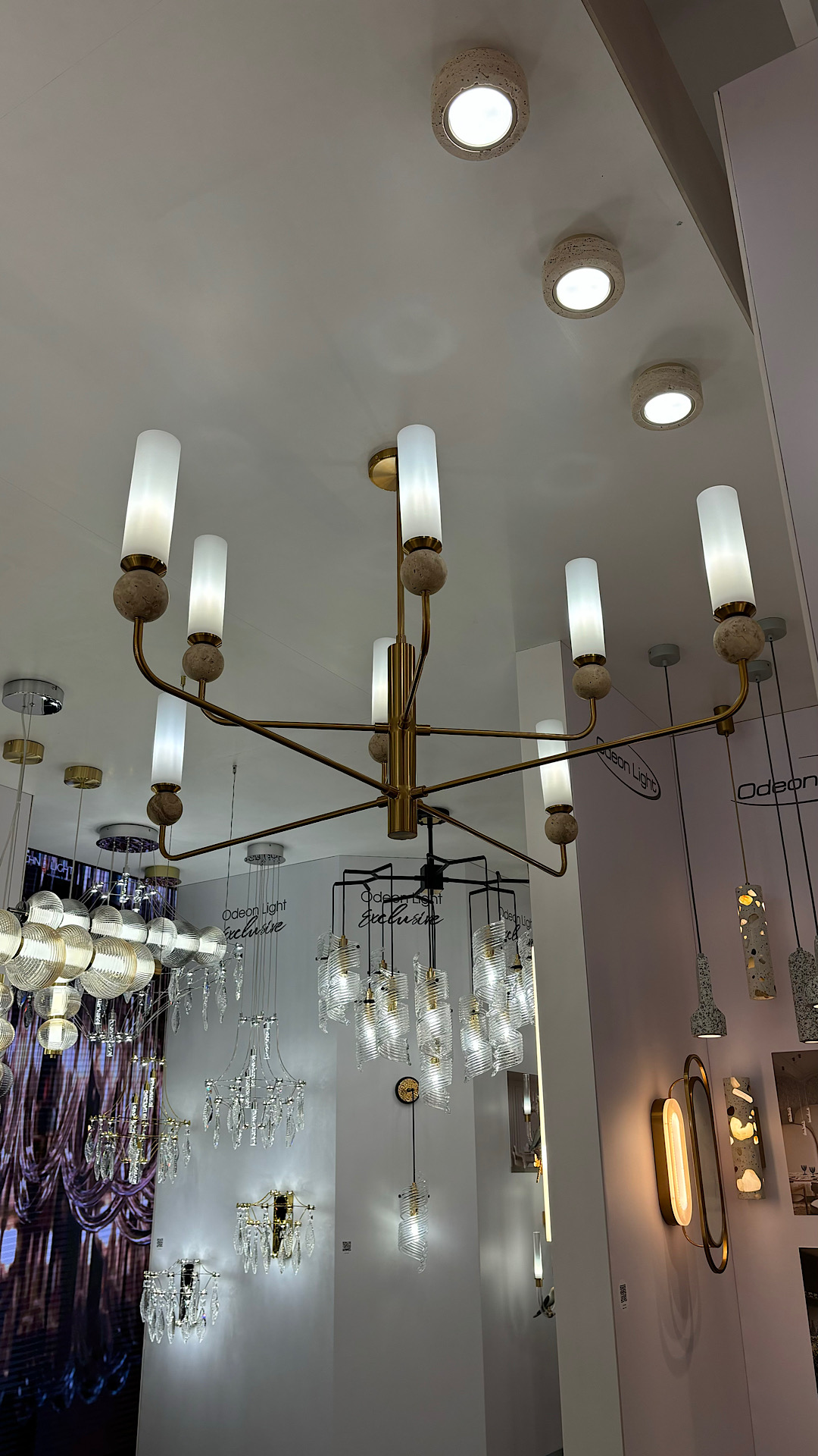 Бра 40 см, Odeon Light Lolla 6625/1W, латунь