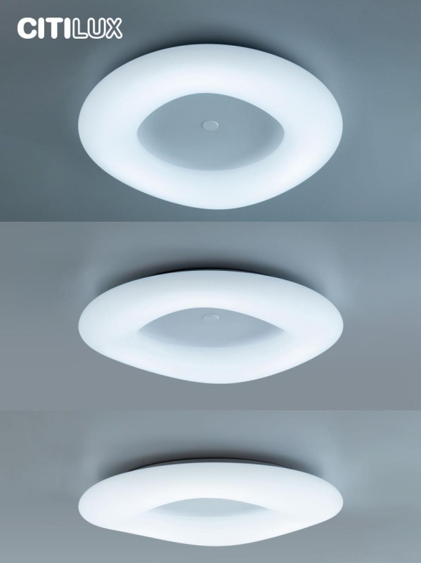 Светильник 80 см, 115W, 3000K-5500K Citilux Стратус Смарт CL732A800G белый