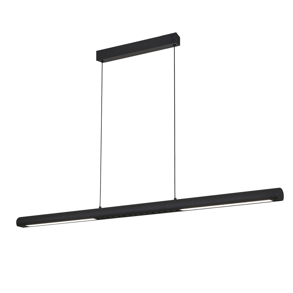 Подвесной светильник 120*8*15-150 см, *LED*24W, 3000K, Mantra Lineal MAN9035, черный