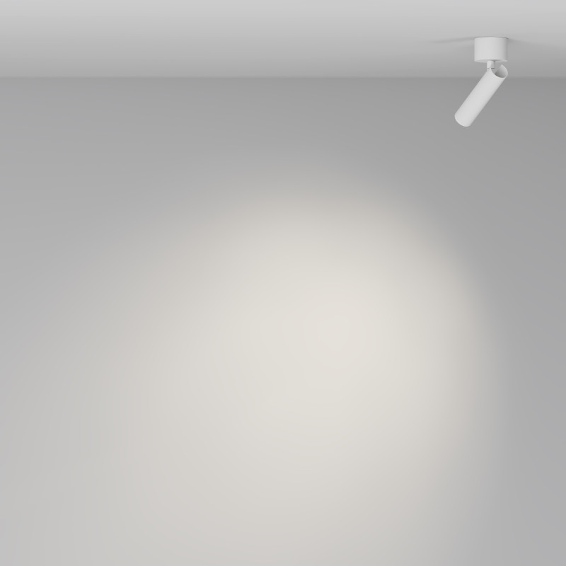 Спот 3*3*16,6 см, LED, 6W, 4000К, Maytoni Technical Focus T C141CL-L125-6W4K-W белый