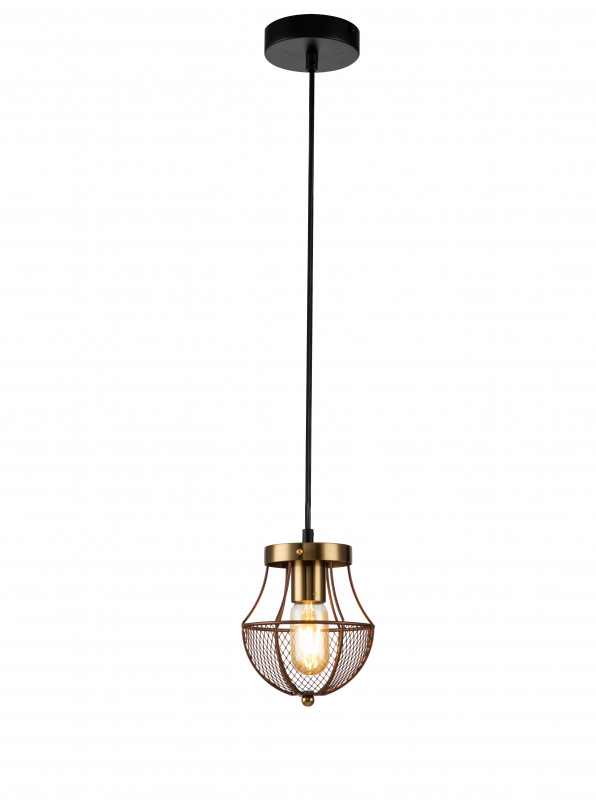 Подвесной светильник 150*150*224/1724 мм, 1*E27 золотой Indigo Pallo V000188, 10011/1P Gold