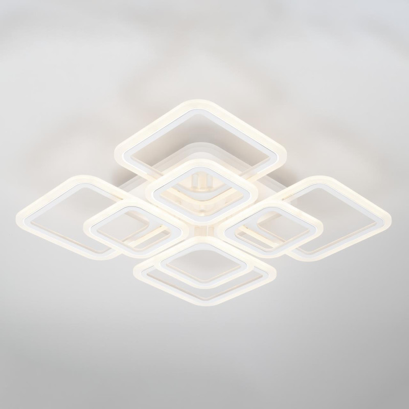 Люстра потолочная Citilux Марсель Смарт CL232A180E, 95W LED, 3000-5500K, белый