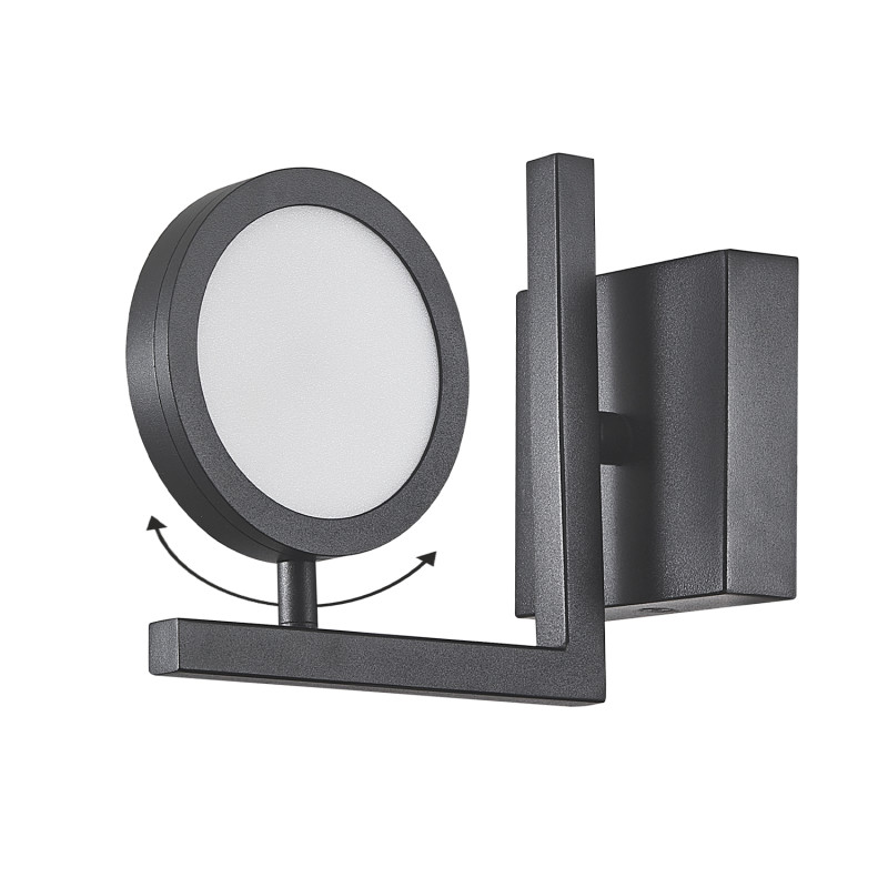 Бра 15 см, 5W, 4000K, Crystal Lux CLT 027W V2 BL, черный