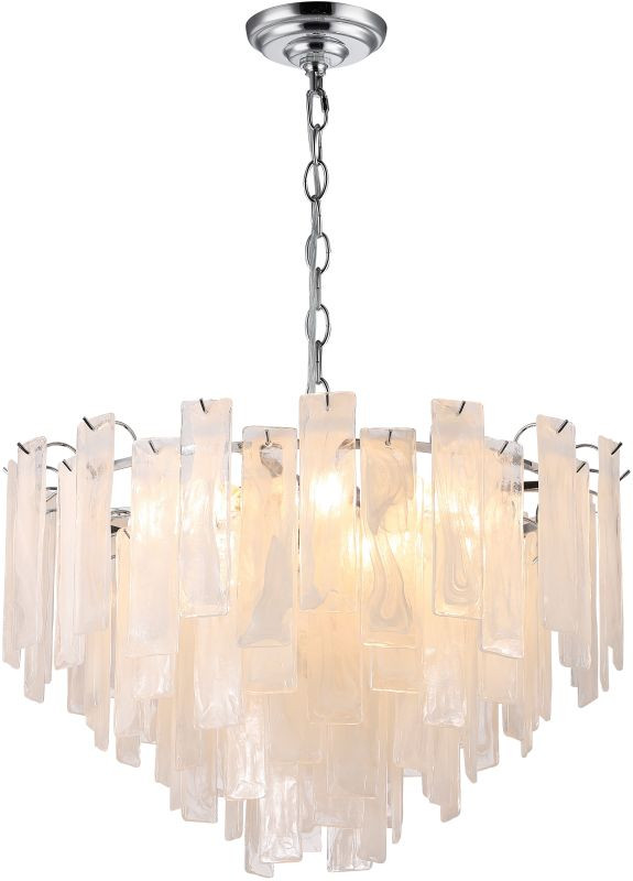 Люстра подвесная 60*60*60/100 см, 10*E14 40W Хром Stilfort Glowice 2157/09/10P