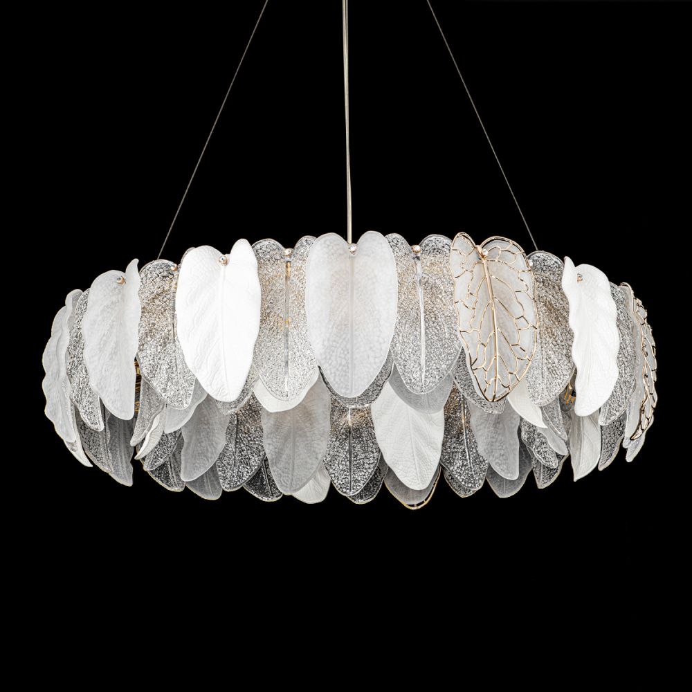 Подвесная люстра 80 см, Modelux ML.9530.800 CP, шампань