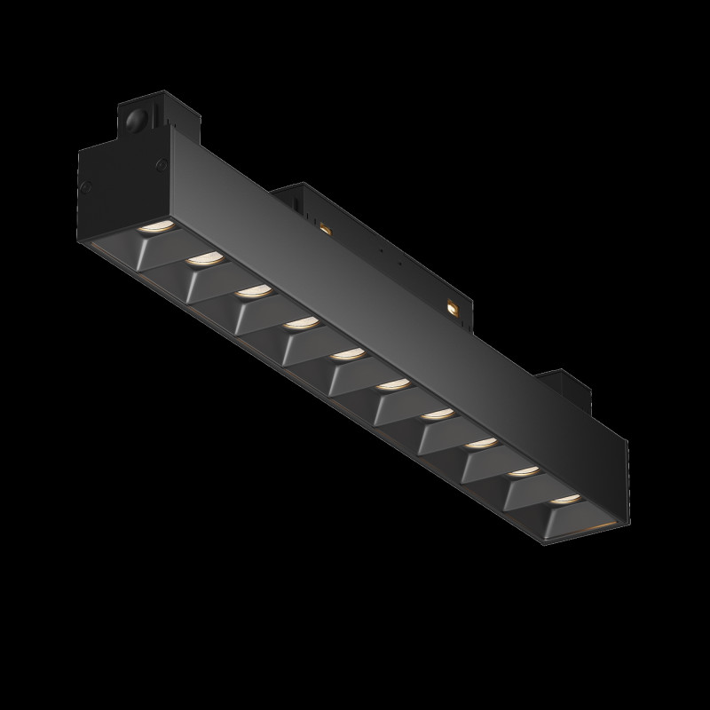 Светодиодный светильник 27 см, 20W, 3000K Maytoni Points S35 TR014-2-20W3K-B, 3000K, черный трековый