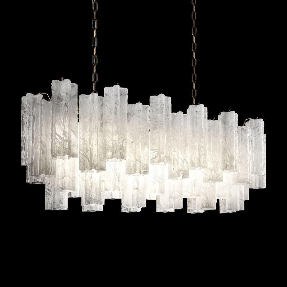 Подвесная люстра 104 см, Loft IT Murano 10580/1000R White, бронза