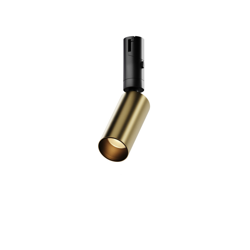 Трековый магнитный светильник 4 см, 5W, 3000K, Maytoni Focus Led TR201-1-5W3K-M-BBS, латунь