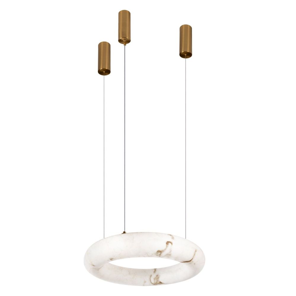 Подвесной светильник 60 см, 40W, 3000K, Loft IT Oslo acrylic 10547/600, латунь