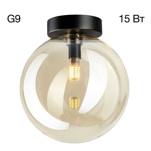 Светильник 20 см, Citilux ORTON CL202512, черный