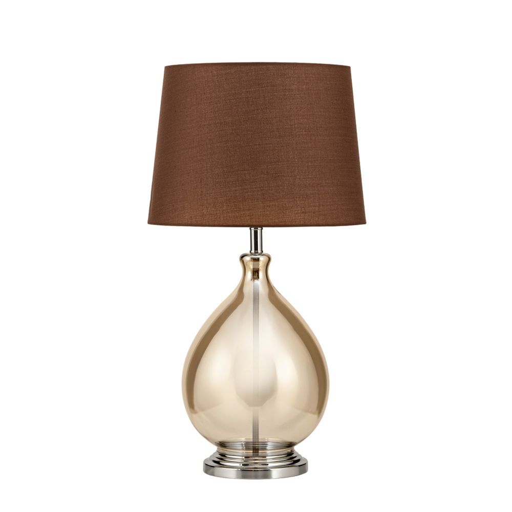 Настольный светильник **-58 см, 1*Е27*60W, Modelux  ML.6111.01TL BR, Янтарный