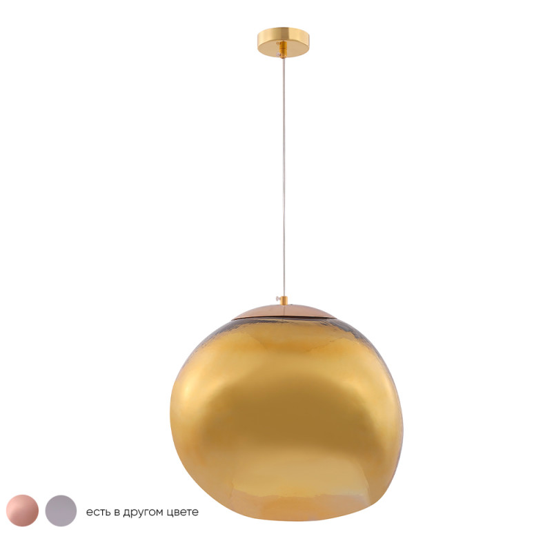Светильник подвесной Crystal Lux MALAGA SP1 D360 GOLD Золото