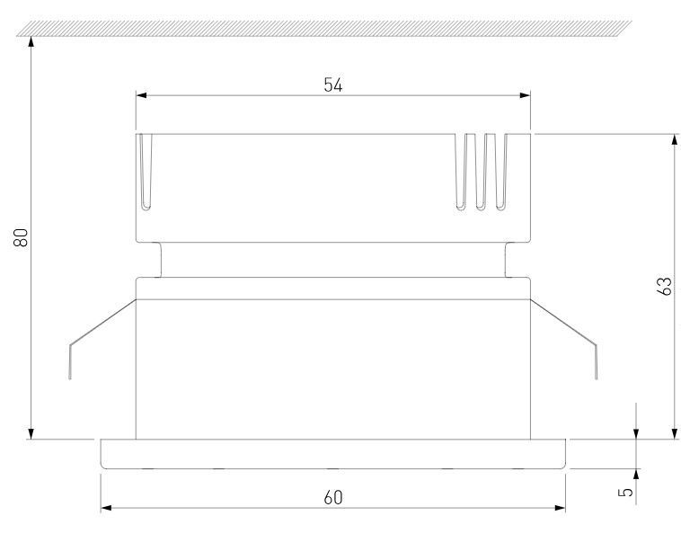 Встраиваемый точечный LED светильник 25026/LED 7W 4200K SB бронза Elektrostandard, вр 5,4 см ДЛЯ ГКЛ