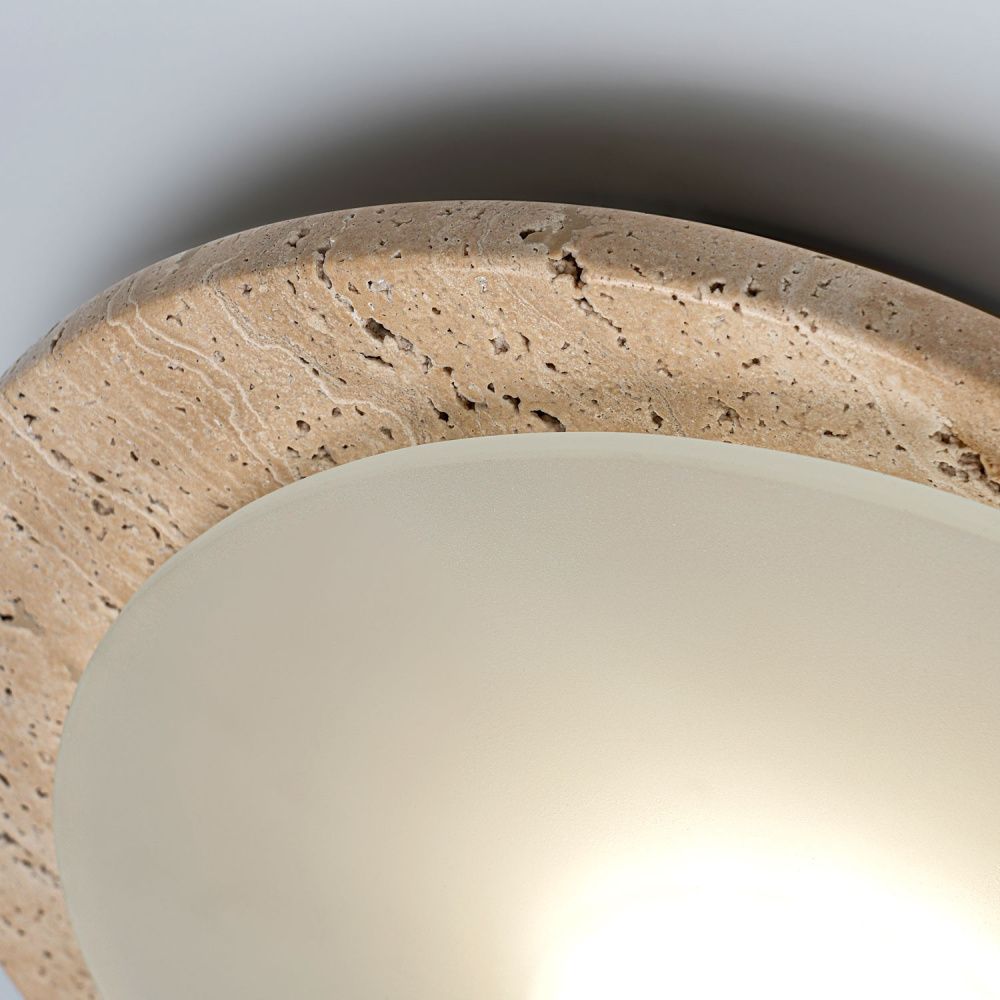 Настенный светильник 30 см, 10W, 4200K, MODESTYLE MS.235.300 BS, камень