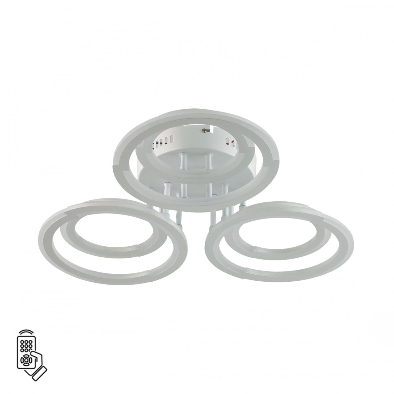 Потолочный светильник 58*12 см, 1 LED 80W 3000-4000-6000K Lumion Osaka 8028/80CL белый