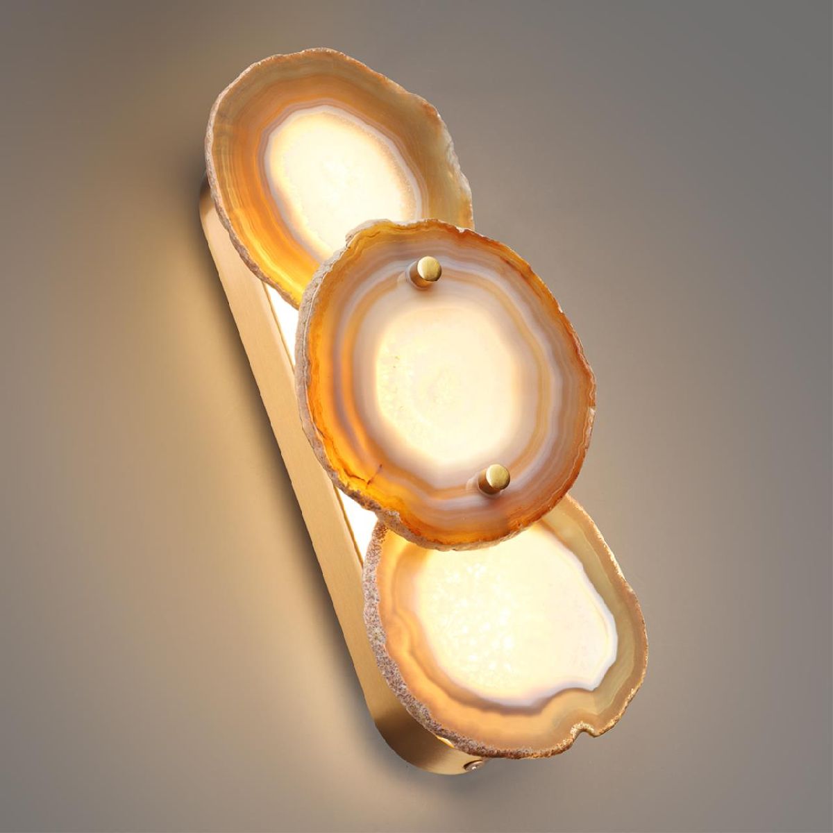 Настенный светильник 31 см, 10W, 3000K, Odeon Light L-vision Agate 7065/10WLB, бронза
