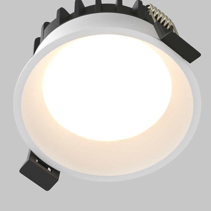 Встраиваемый светильник Downlight 9*4,6 см, 8W, 3000-4000-6000K 120° Maytoni Technical Okno DL055-8W3-4-6K-W белый