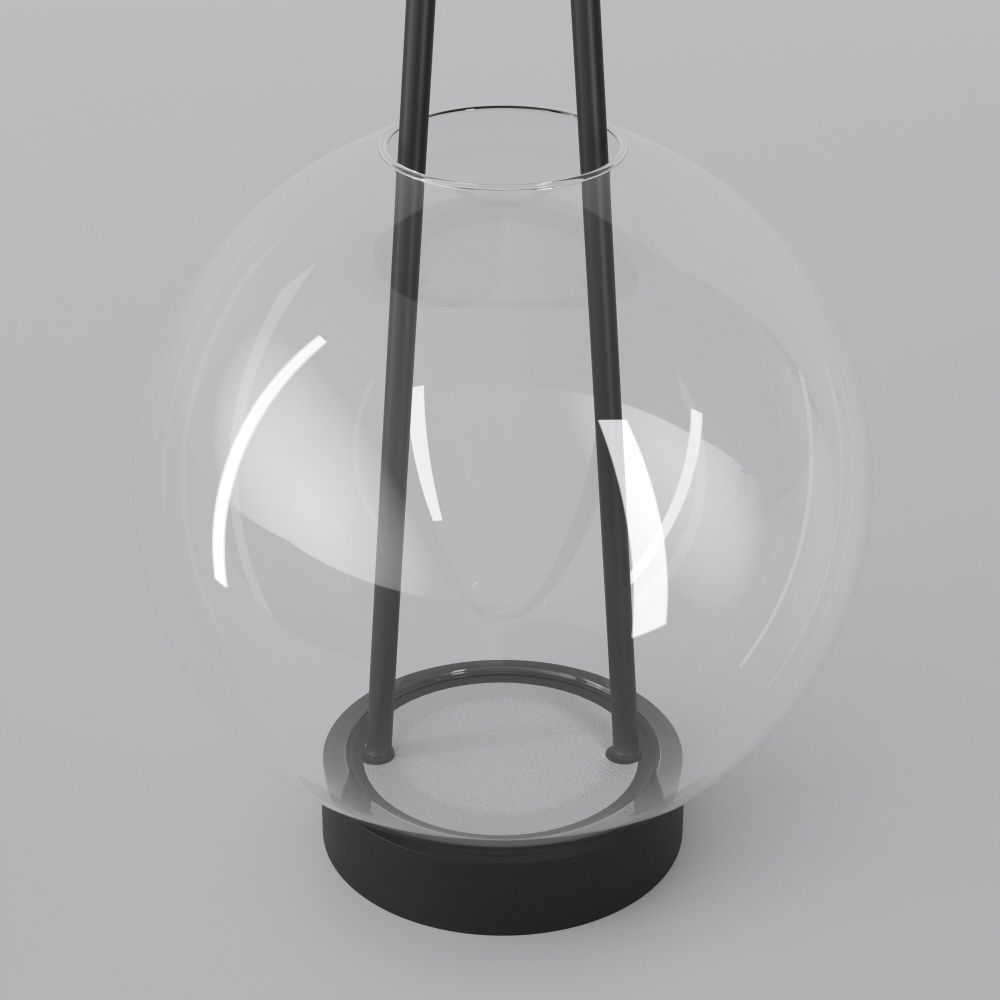 Настольный светильник 20*20*32 см, LED*6W, 3000K, Eurosvet Frasco 80507/1, черный, a069349