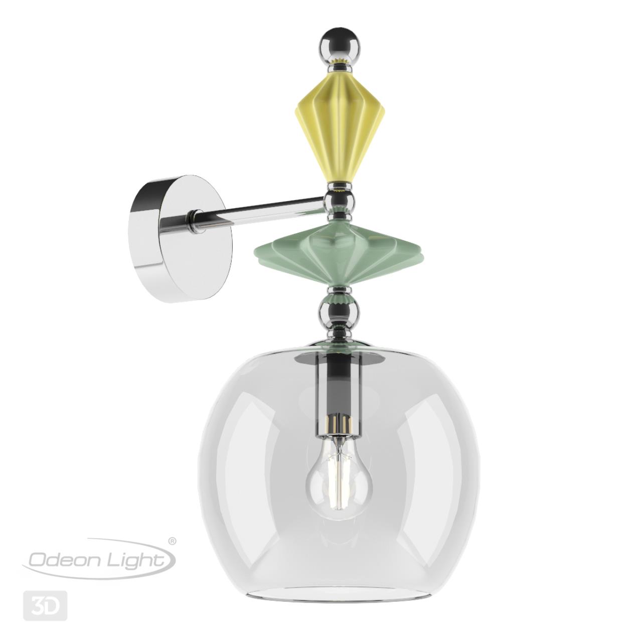 Бра Odeon Light Bizet 4893/1WB Хром