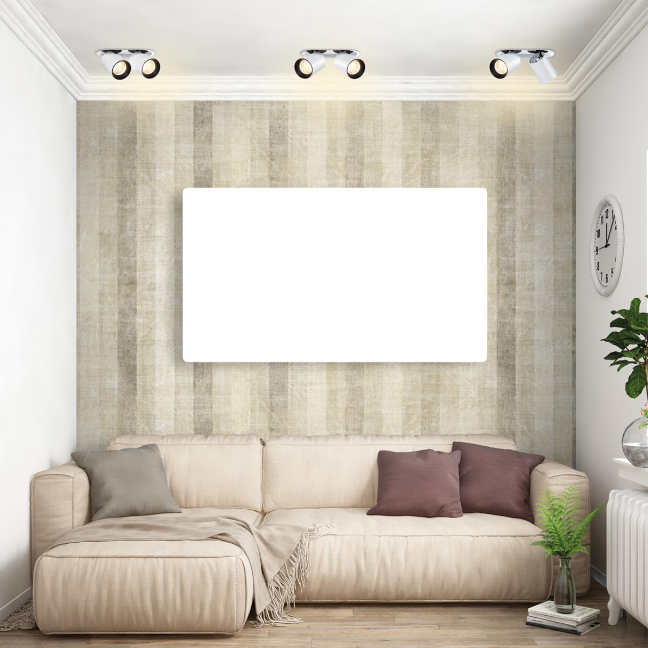 Встраиваемый светодиодный спот Novotech Lanza 358341, 24W LED, 3000K, белый