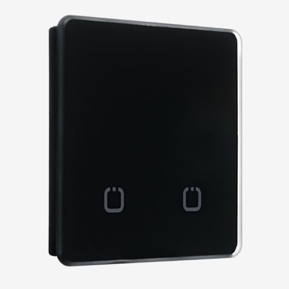 Радиовыключатель сенсорный HiTE PRO SN-R2 (черный, закругленные углы) HPSW-SNR2-BL