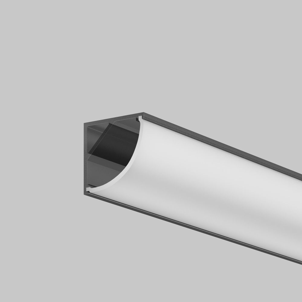 Рассеиватель для профиля 16×16 (Дуга, Белый, 2 м), ALM-1616R-O-DF-2M Maytoni Led Strip Накладной профиль Белый 201209, Прозрачный
