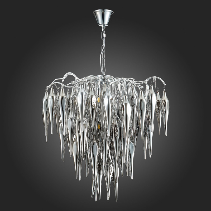 Люстра подвесная 60 см, 240W, 4000K ST LUCE SIENA SL1652.103.06 Хром