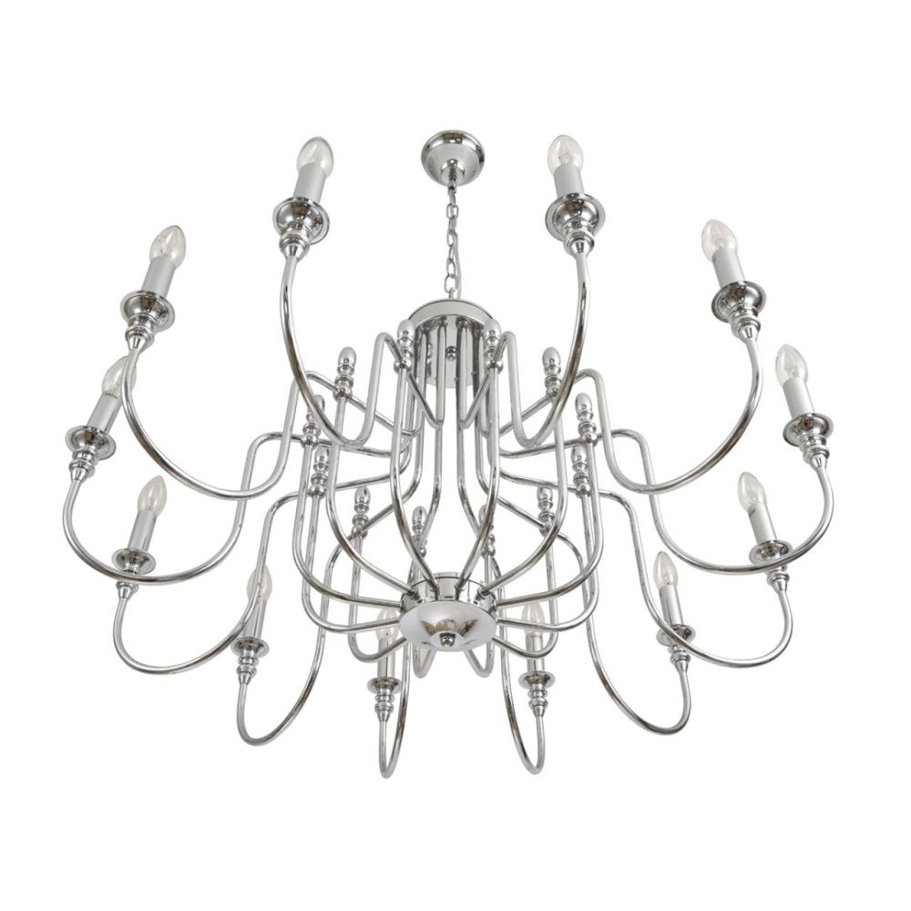 Люстра *85*52,5-102 см, 12*E14*40W, Lumion Suana LUM8317/12, хром
