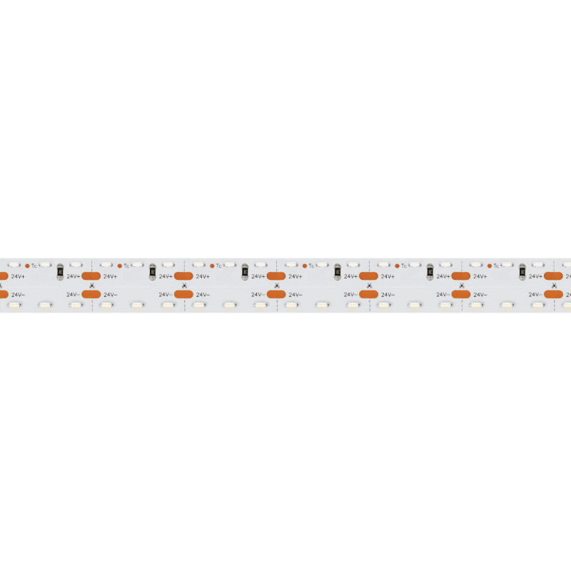 Лента RS 2-5000 24V Warm3000 2x2 15mm (3014, 240 LED/m, LUX) (Arlight, 19.2 Вт/м, IP20) 024471. Цена указана за 5 метров. Продается кратно 5 метрам.
