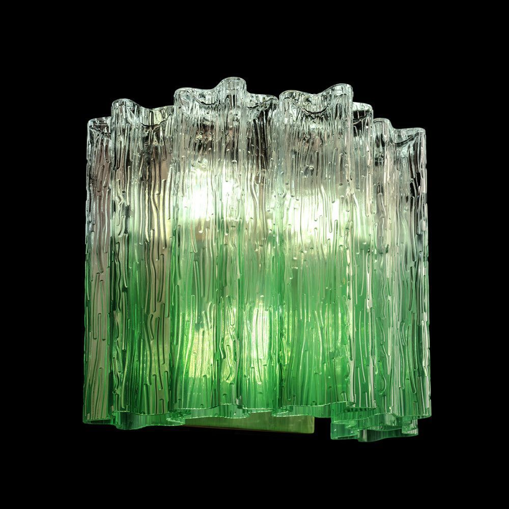 Настенный светильник 25 см, Loft IT Murano 10580W Clear green, бронза