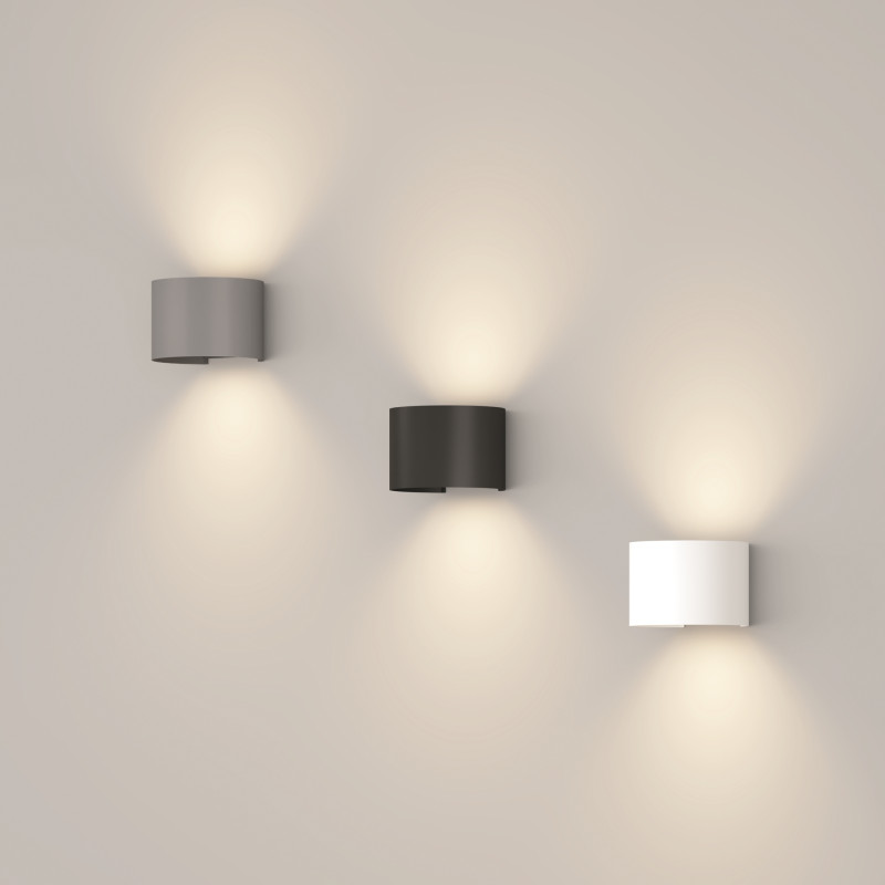 Уличный настенный светильник Maytoni Fulton O573WL-L6B, черный/матовый