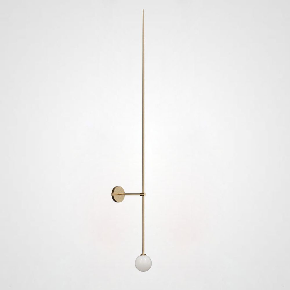 Бра LINES Ball 200 Gold 13*13*200 см, 1*G9*20W, ImperiumLoft LINES-12, Золотистый