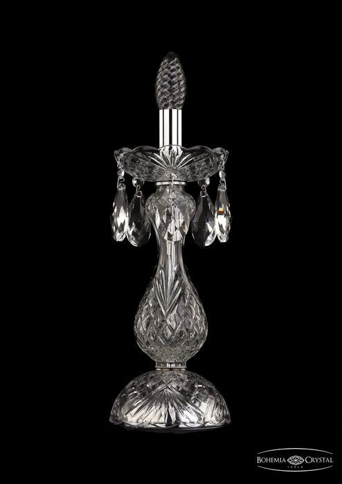 Настольная лампа Bohemia Ivele Crystal 1400L/1-35/Ni Никель