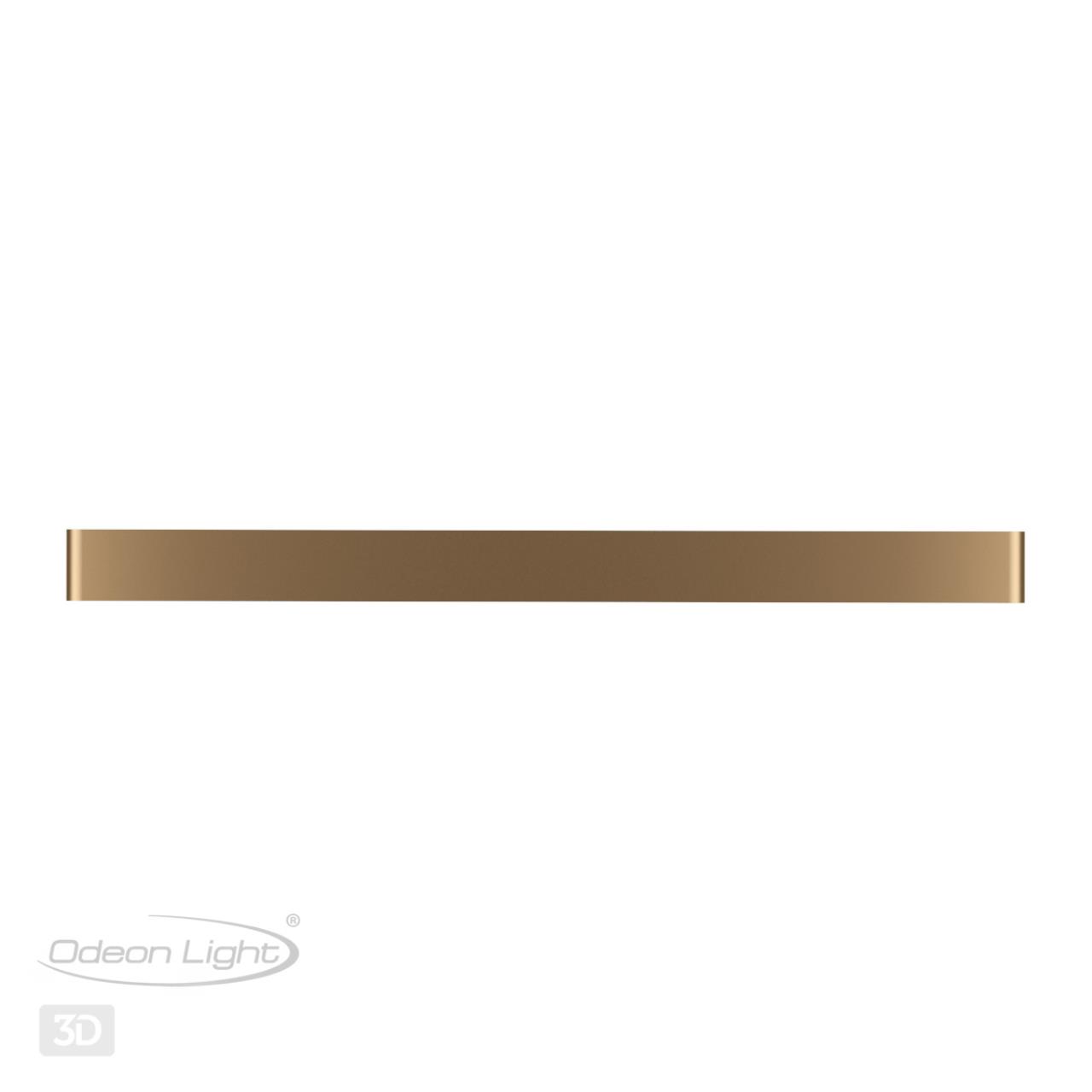 Бра светодиодное 120 см Odeon Light Framant 4295/40WL, 40W LED, 3000K, золото