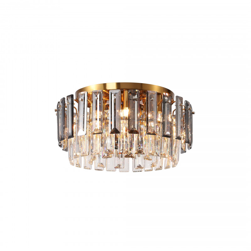 Люстра потолочная Stilfort 2159/05/08C серия Ton 50*50*24 см, 8*E14 40W Бронза, Дымчатый, Прозрачный Stilfort Ton 2159/05/08C
