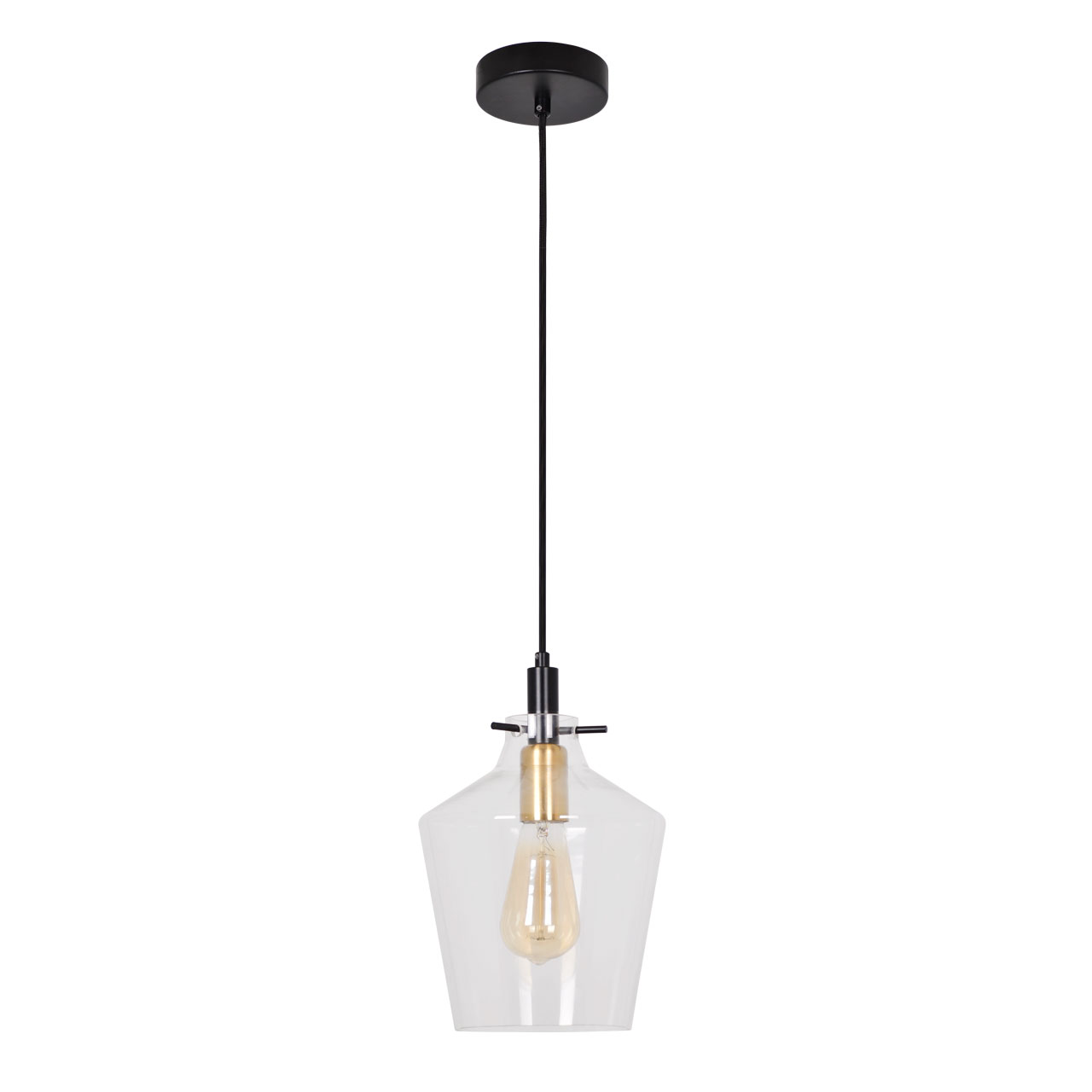Светильник 20*182,5 см, 1*E27 черный De Markt Нойвид 682012201