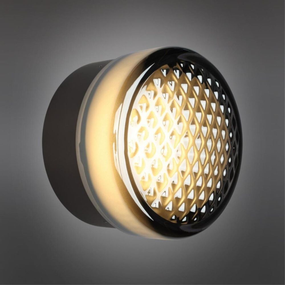 Настенный светильник 12.5 см, 5W, 3000K, Aployt Regina APL.091.11.05, серый