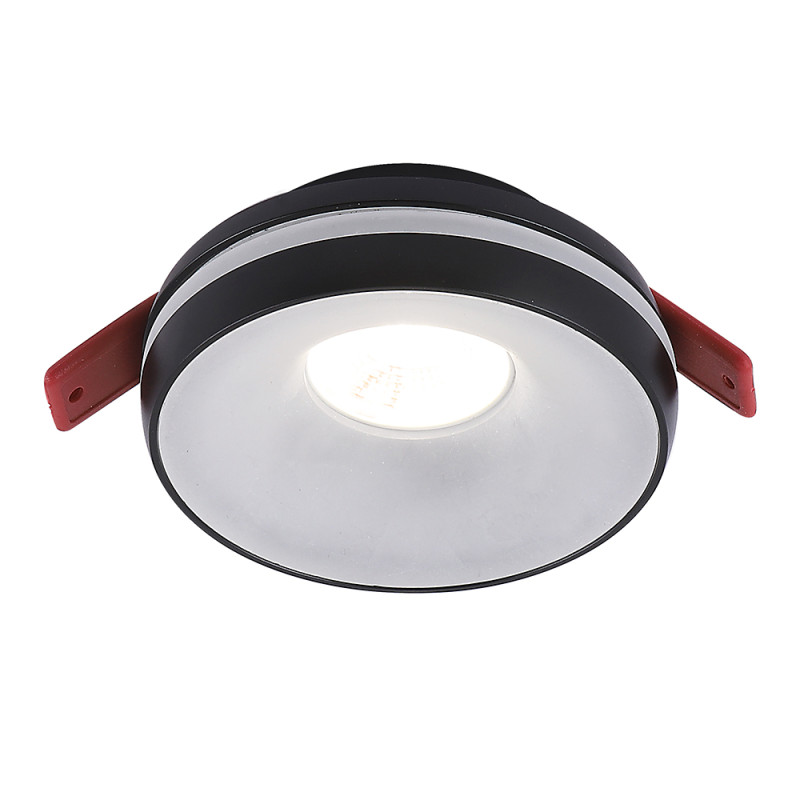 Светильник встраиваемый 9,5*3,5 см, 1*GU10*50W черный Crystal Lux CLT 063C1 BL