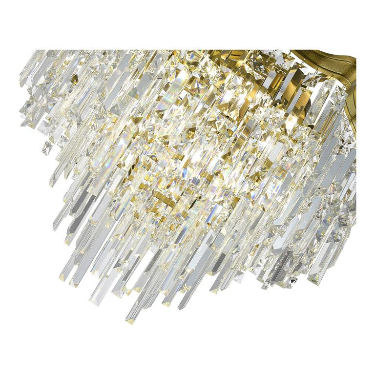 Светильник потолочный 52*35 см, 7*E14 ST LUCE Ofelia SL1659.302.07 латунь