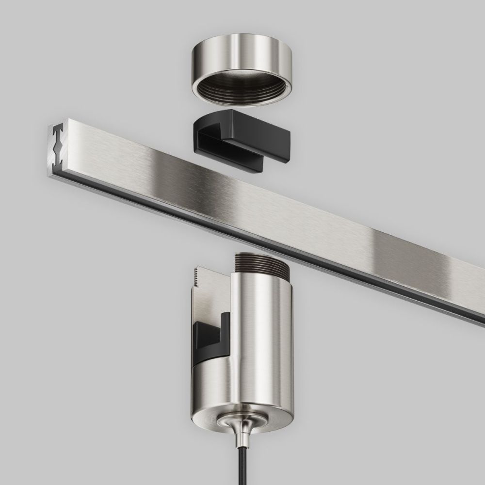 Трековый магнитный светильник 4 см, 5W, 4000K, Maytoni FOCUS LED TR156-1-5W4K-PT, серебро