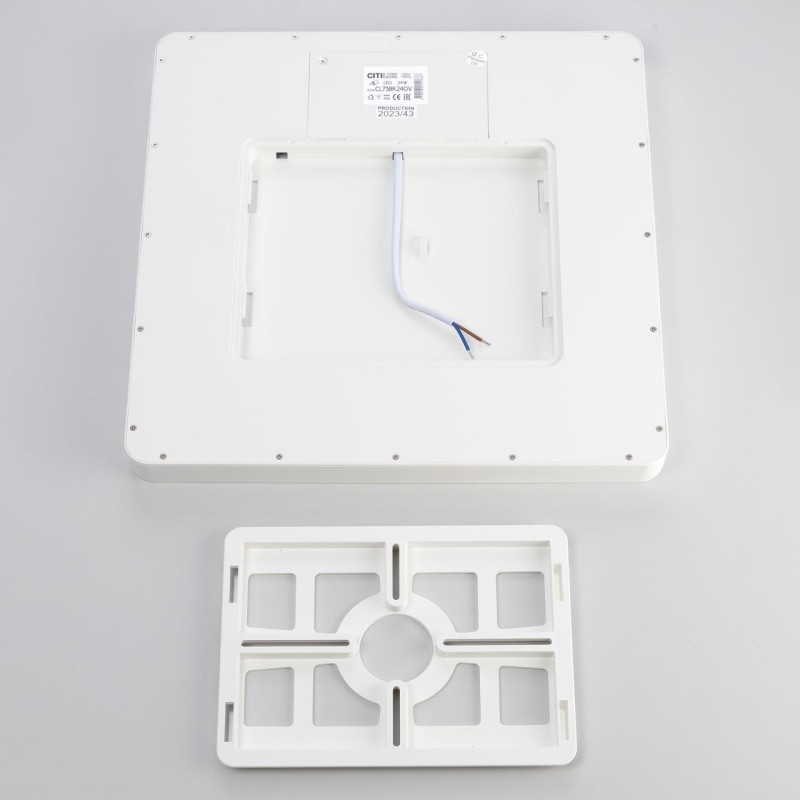Светильник накладной 30*30 см, 24W 3000-4000-5000K Citilux CL738K240V Бейсик Белый 
