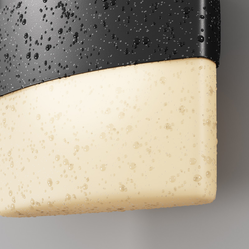 Светильник настенный 8*16*24 см, LED, 12W, 3000К, Maytoni Rom O442WL-L12GF3K серый