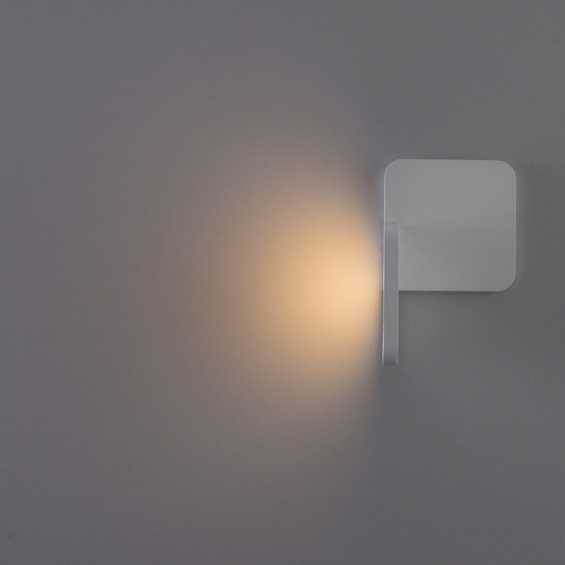 Бра 15*11*13 см, 7W, 3000K LED Arte Lamp Virata A1807AP-1WH, белое
