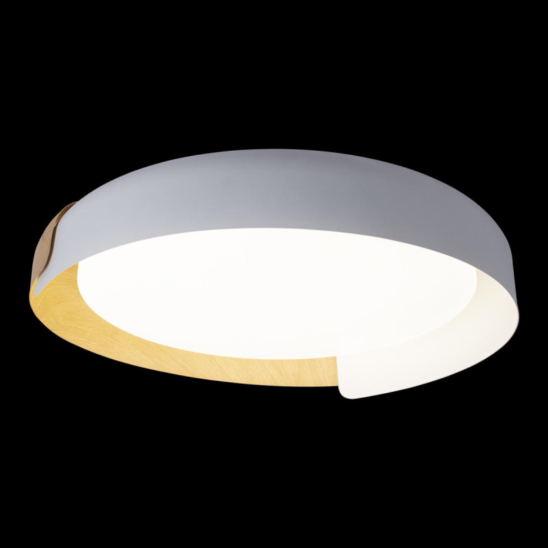 Светильник 46 см, 28W, 4000K Loft It (Light for You) Coin 10198 White, белый-дерево