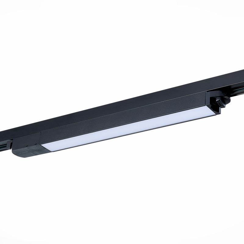 Трековый светильник 40*3 см, 12W 3000K ST LUCE Однофазная трековая система ST366.438.12 Черный