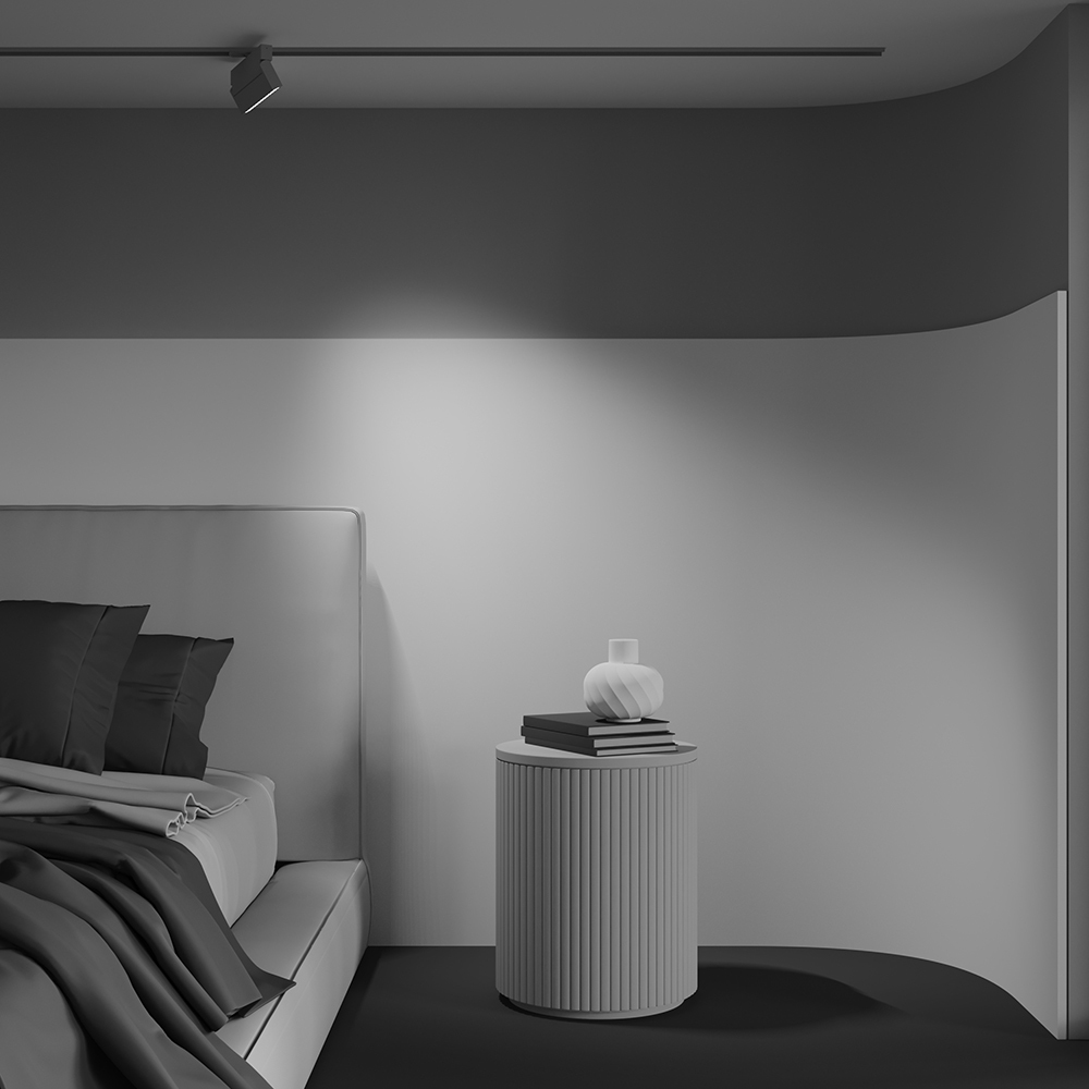 Трековый светильник  TR224-1-12WCCT-M-W 21,9*3,2*-10,7 см, *LED*12W, K, Maytoni technical UNITY TR224-1-12WCCT-M-W, Белый