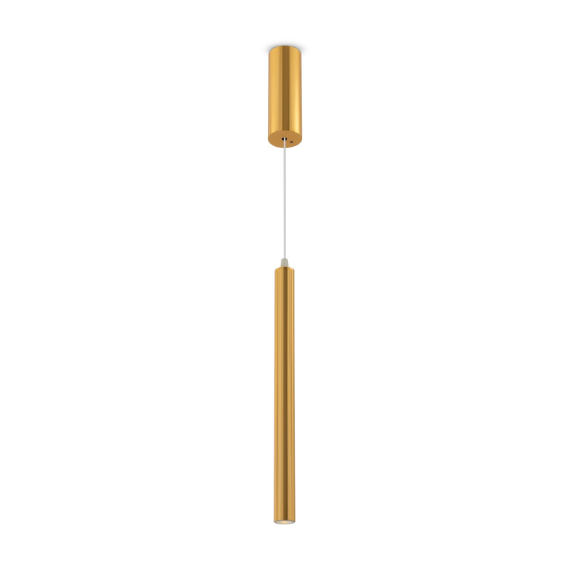 Светодиодный светильник 3 см, 3W, 3000K, Freya Telescope FR5168PL-L3G, золото