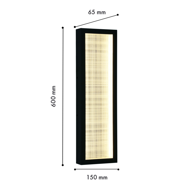 Бра 5*15*60 см, 30W, Favourite Mist 4298-2W черный
