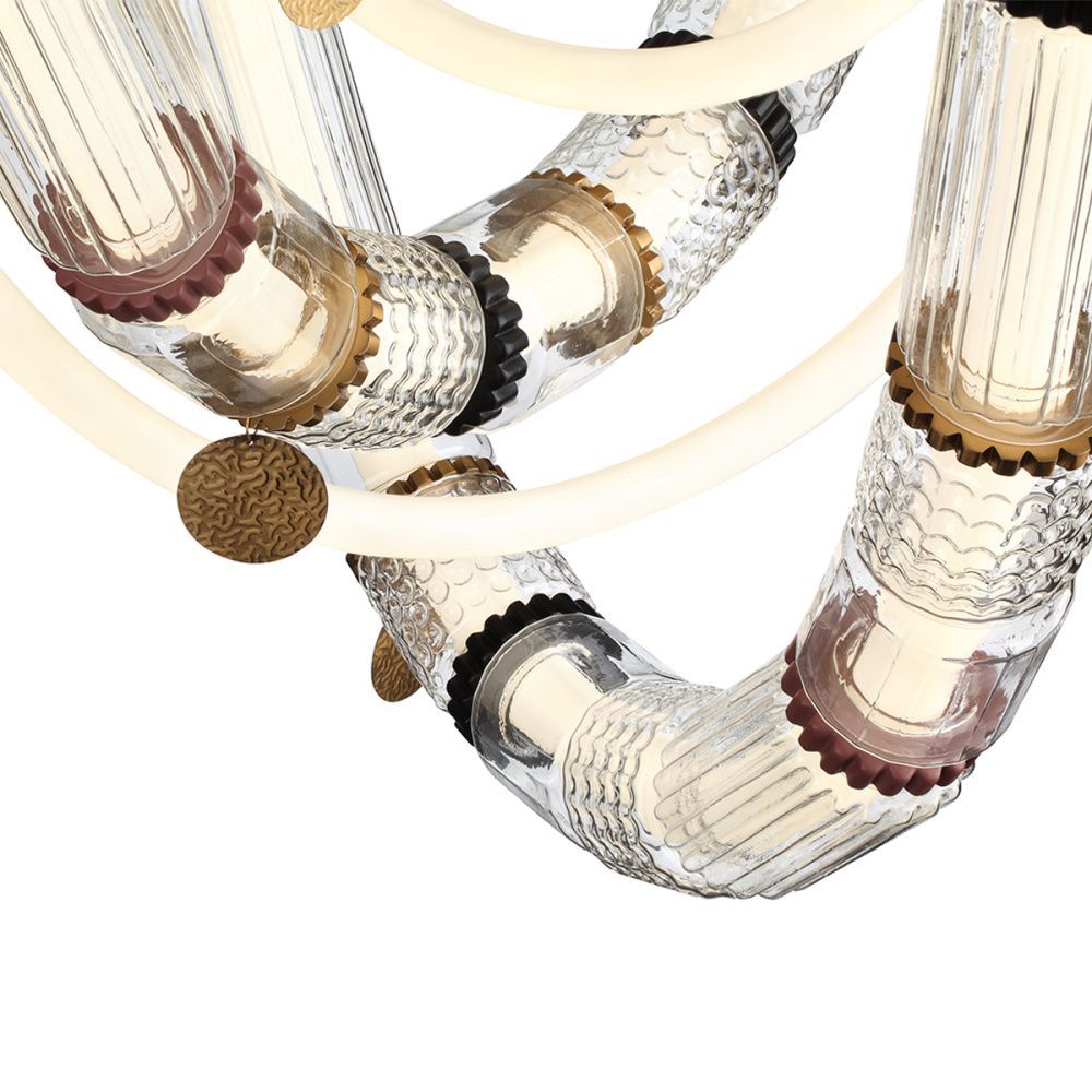 Светильник 60 см, 80W, 4000K, Odeon Light 5455/80CL, латунь