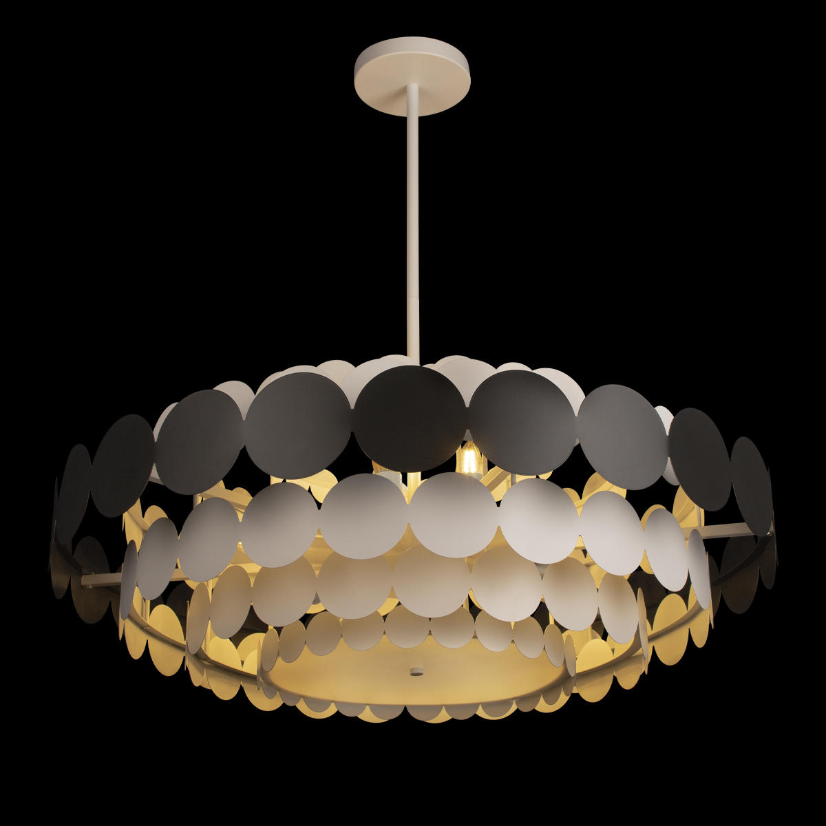 Подвесной светильник 82*32 см, 9*E14*40W LOFT IT Juicy 10310/M Black черный, белый